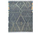 8x8 Moroccan Gray Hand Woven Wool Area Rug